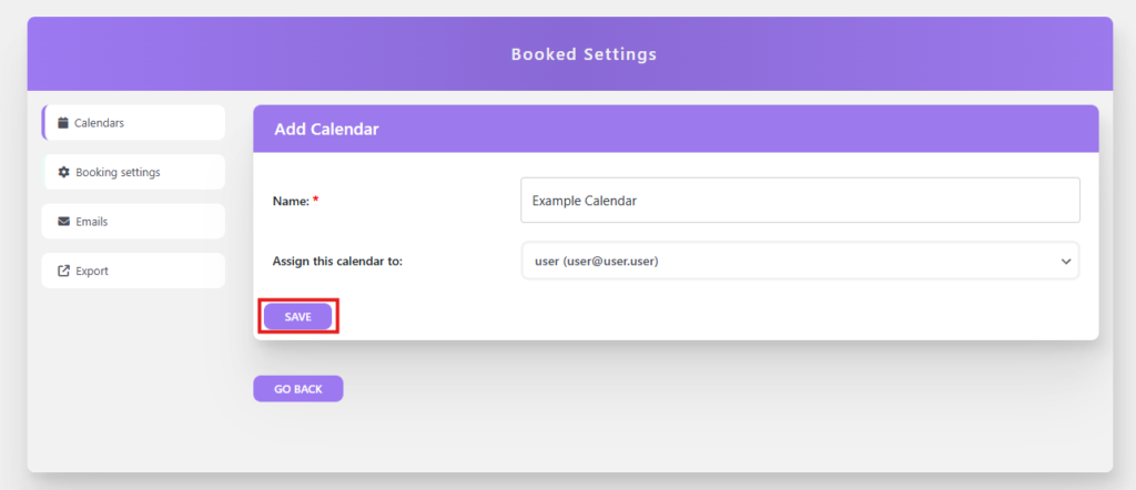 Creating a calendar